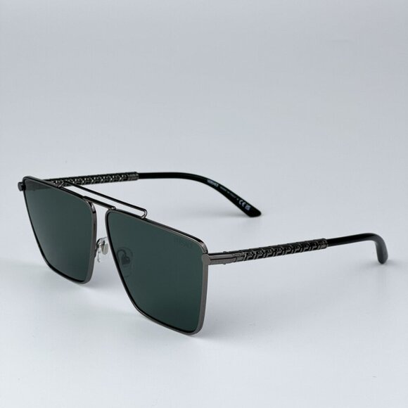 Versace VE2266 10013H BRAND NEW Sunglasses Gunmetal Dark Green Pilot Unisex